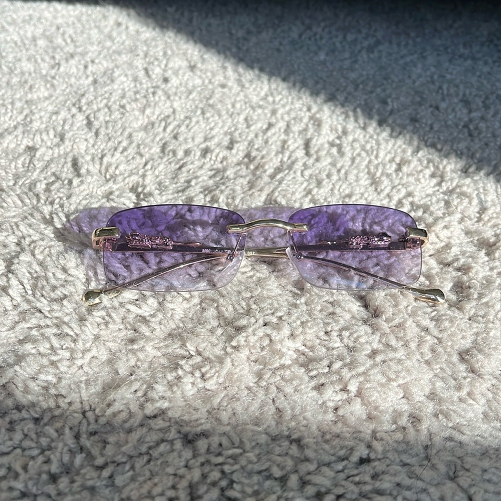 Purple Jaguar Sunglasses